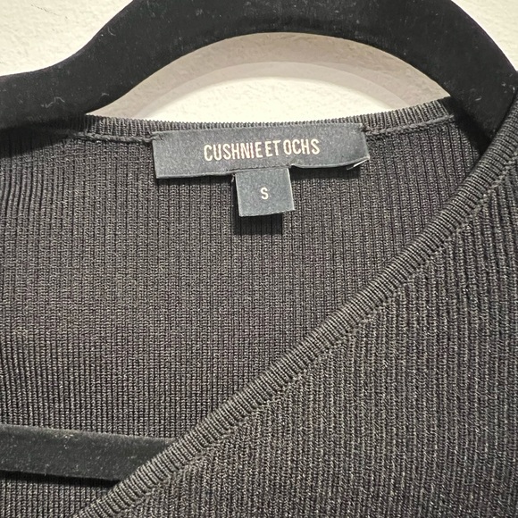 Cushnie Et Ochs - Vivienne Asymmetric Body Suit in Black - Picture 6 of 9